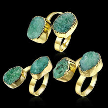 Trendy Quartz Crystal rings for men Crape myrtle flowers bague femme bone283 ELY
