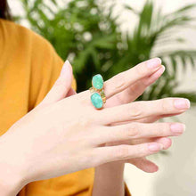 Trendy Quartz Crystal rings for men Crape myrtle flowers bague femme bone283 ELY