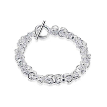 Trendy silver bracelet charms double box pulseras hombre diy HBH 27 ELY