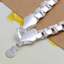 Trendy silver bracelet charms double box pulseras hombre diy HBH 27 ELY