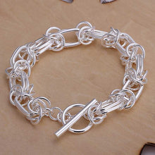 Trendy silver bracelet charms double box pulseras hombre diy HBH 27 ELY