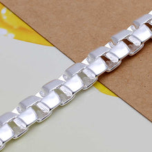 Trendy silver bracelet charms double box pulseras hombre diy HBH 27 ELY