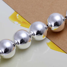 Trendy silver bracelet men 14M beads bracelet girl jewelry HBH 6 ELY