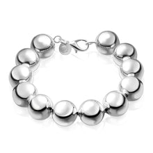 Trendy silver bracelet men 14M beads bracelet girl jewelry HBH 6 ELY