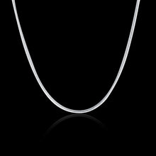 Trendy silver chains 1m 16-24inch Snake diy SMTC 8 ELY