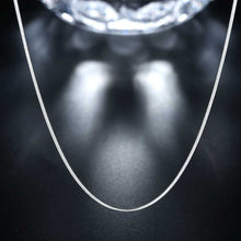 Trendy silver chains 1m 16-24inch Snake diy SMTC 8 ELY