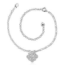 Trendy silver plated anklet Front line foot chain horloge HBA 3 ELY