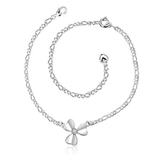 Trendy silver plated anklet Front line foot chain horloge HBA 3 ELY