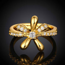 Vintage Love 18K Gold Plating rings Chrysanthemum petals ring men Jewelry European Style2 1 ELY