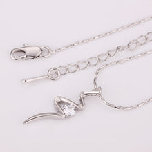 Vintage Love 18k gold plated necklace Inlaid crystal bow maxi colar love 42 ELY