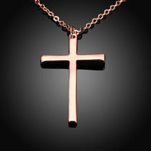 Vintage Love 18k gold plated necklace women cross collane prices in euros246 ELY