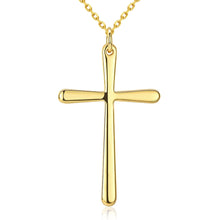 Vintage Love 18k gold plated necklace women cross collane prices in euros246 ELY