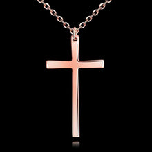 Vintage Love 18k gold plated necklace women cross collane prices in euros246 ELY