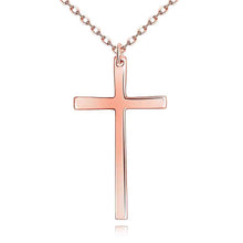 Vintage Love 18k gold plated necklace women cross collane prices in euros246 ELY