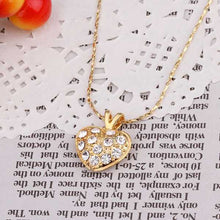 Vintage Love 18k gold plated necklaces crystal flower love patek fine jewelry237 ELY