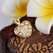 Vintage Love 18k gold plated necklaces crystal flower love patek fine jewelry237 ELY