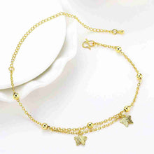 Vintage Love silver anklets Hanging Butterfly leg bracelet fine jewelry HBA 12 ELY