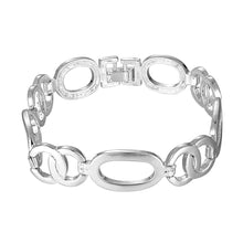Vintage Love silver bracelets bangles Twiested Double Circle one direction collier plastron HBH 24 ELY