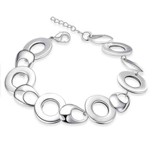 Vintage Love silver bracelets bangles Twiested Double Circle one direction collier plastron HBH 24 ELY