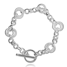 Vintage Love silver bracelets bangles Twiested Double Circle one direction collier plastron HBH 24 ELY