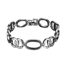 Vintage Love silver bracelets bangles Twiested Double Circle one direction collier plastron HBH 24 ELY