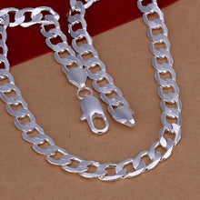 Vintage Love silver necklaces 12M Flat Sideways colar feminino ruby jewelry134 ELY