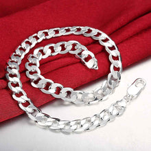 Vintage Love silver necklaces 12M Flat Sideways colar feminino ruby jewelry134 ELY