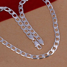 Vintage Love silver necklaces 12M Flat Sideways colar feminino ruby jewelry134 ELY
