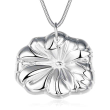 Vintage Love silver necklaces Double flowers add beads gargantilha margarida116 ELY