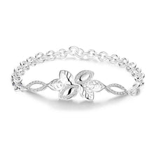 Vintage Love silver plated bracelet men butterfly anchor fine jewelry HBH 38 ELY