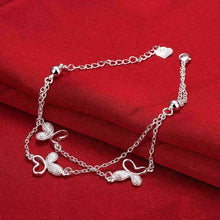 Vintage Love silver plated bracelet men butterfly anchor fine jewelry HBH 38 ELY