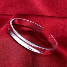 Vintage Love silver plated charms bangle 1837 No Word women pulseras wedding jewelry SMTB1 8 ELY