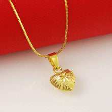 24k gold plated choker necklace heart exo collier femme joias265 ELY