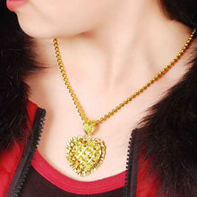 24k gold plated choker necklace heart exo collier femme joias265 ELY