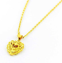 24k gold plated choker necklace heart exo collier femme joias265 ELY