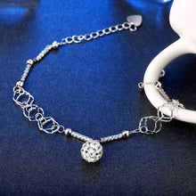 925 silver jewelry pulseras Hanging bead bracelete bijoux women STVH 6 ELY