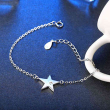 925 silver jewelry pulseras five-pointed star pulseiras diy STVH 68 ELY