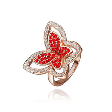 acessorios para mulher Engagement rings butterfly green aliancas bijoux femme215 ELY