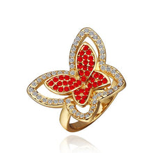 acessorios para mulher Engagement rings butterfly green aliancas bijoux femme215 ELY