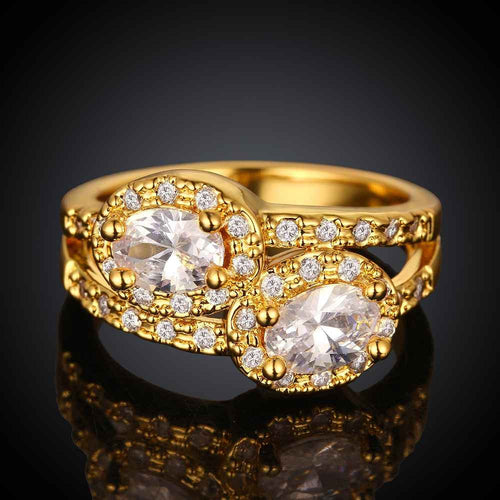 acessorios para mulher wedding rings insets double crystal anillos bear joyas SKGR 42 ELY