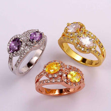 acessorios para mulher wedding rings insets double crystal anillos bear joyas SKGR 42 ELY