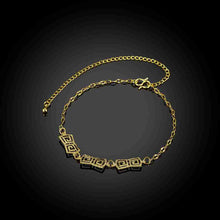 silver anklets Hollow rectangle bracelet on ankle bijoux HBA 18 ELY