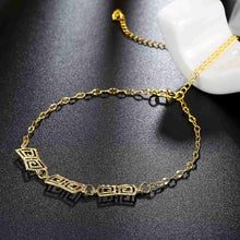 silver anklets Hollow rectangle bracelet on ankle bijoux HBA 18 ELY