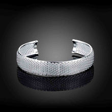 silver bangles Small Web Women Wedding Bracelet joyas SMTB1 2 ELY