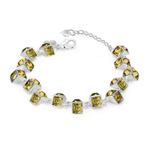 silver bracelets Transparent beads pulseras hombre jewellery HBH 52 ELY