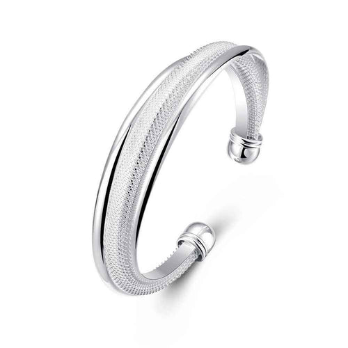 silver charms bangle Hypotenuse network women bracelet bijoux women SMTB 19 ELY