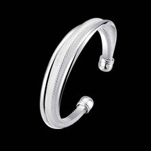 silver charms bangle Hypotenuse network women bracelet bijoux women SMTB 19 ELY