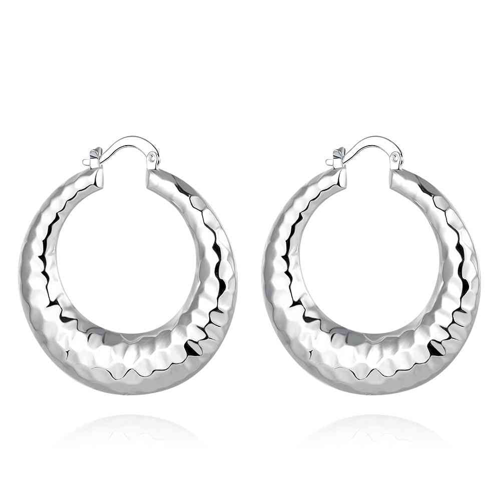 silver plated earings Round tie clip cufflinks jewelry display 7 7 ELY