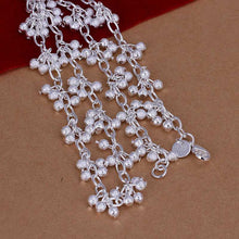 silver plated pendant Sand Bead bead necklace charms133 ELY