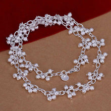 silver plated pendant Sand Bead bead necklace charms133 ELY
